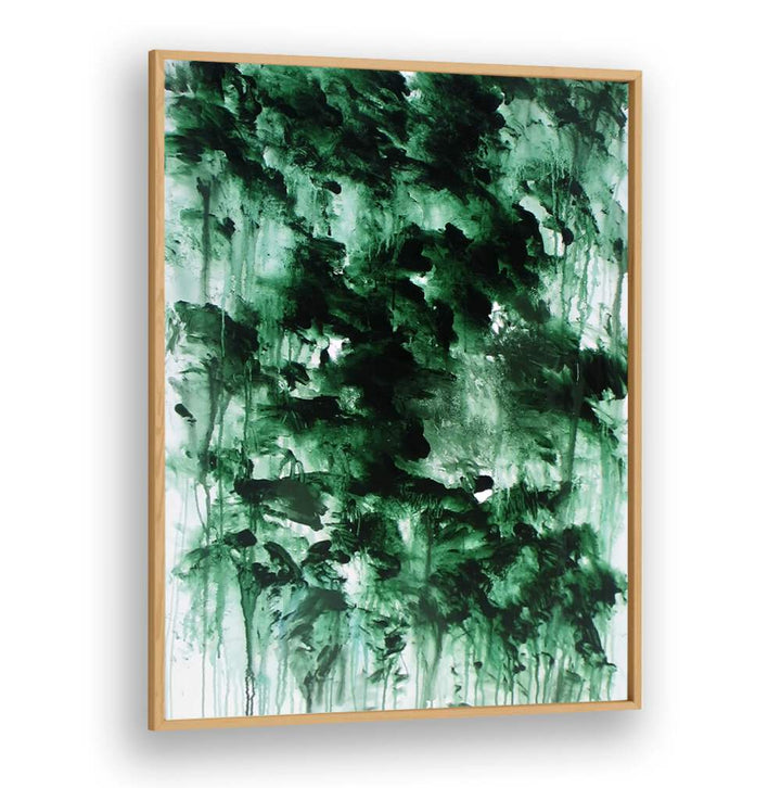 Stunning ABSTRACT DESIGN VIII, ABSTRACT PAINTINGS featuring rich greens and textures, perfect for modern home decor.