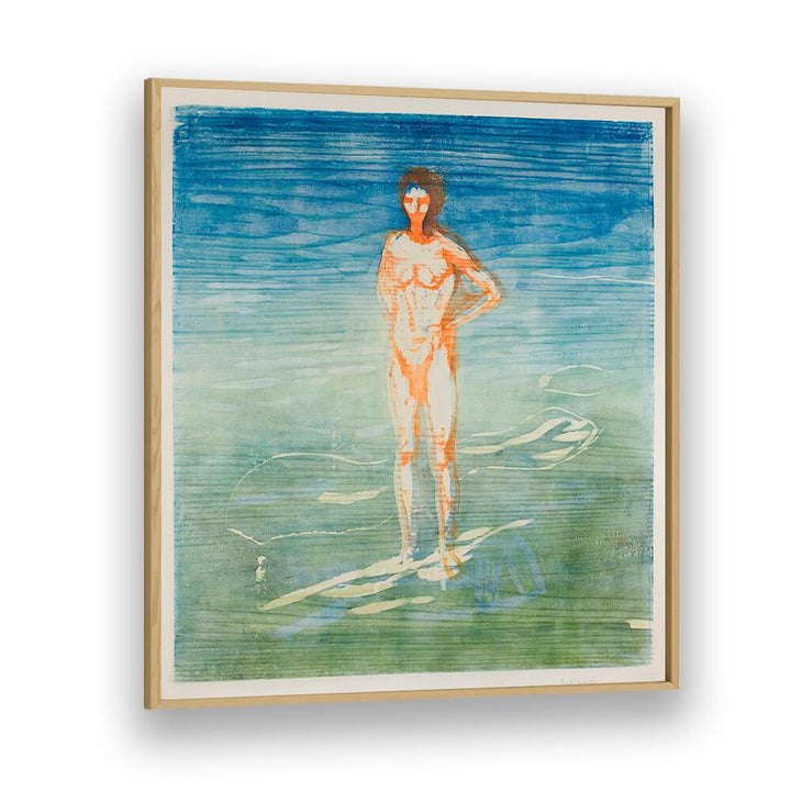 MAN BATHING (1899) , VINTAGE PAINTINGS