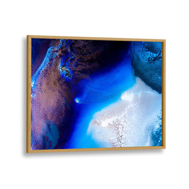 Vibrant Sapphire Haven, Abstract Paintings enhance any space with stunning blue hues and artistic depth.