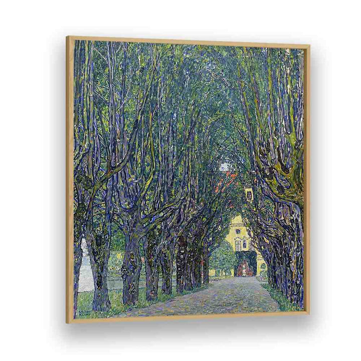 ALLEE AT SCHLOSS KAMMER (1910) , VINTAGE PAINTINGS