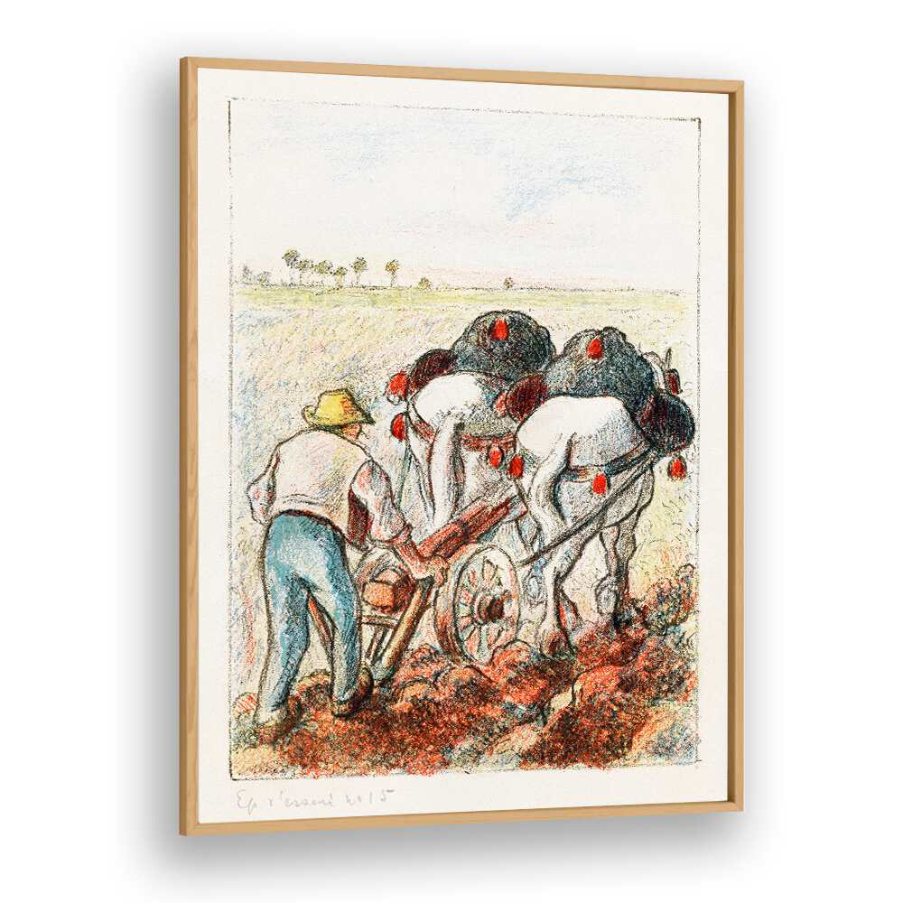 THE PLOW (1901)  , VINTAGE PAINTINGS