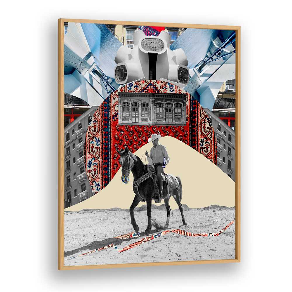 Discover the captivating HORSEMAN, SURREAL ART PRINTS, blending equestrian elegance with imaginative design.