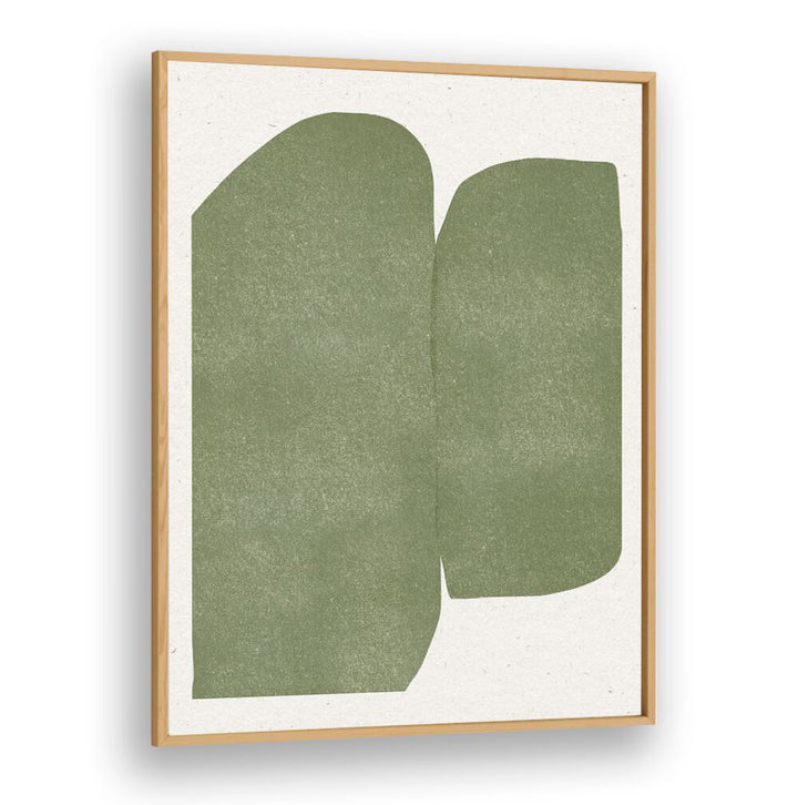 GREEN PAPER CUT MODERN , ABSTRACT PAINTINGS