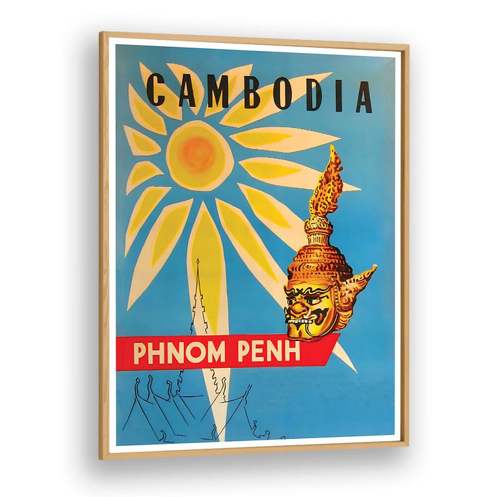 Explore the allure of Cambodia with our stunning vintage travel posters, celebrating rich culture and breathtaking landscapes.
