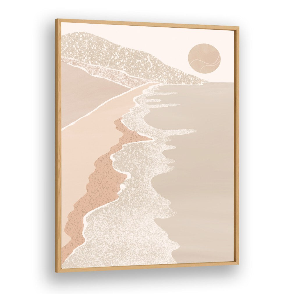 Serene ABSTRACT SEASIDE, LANDSCAPE PAINTINGS capturing coastal beauty with vibrant colors and dynamic forms.