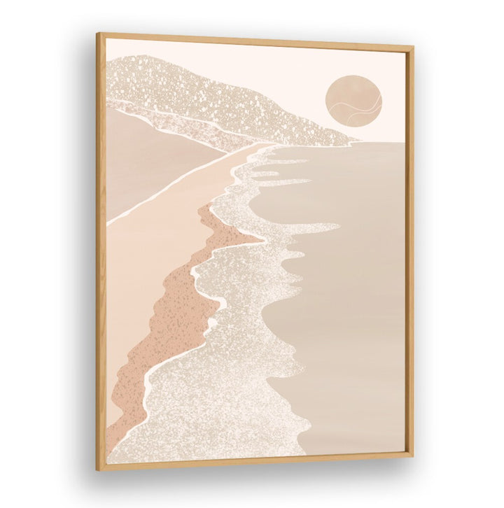 Serene ABSTRACT SEASIDE, LANDSCAPE PAINTINGS capturing coastal beauty with vibrant colors and dynamic forms.