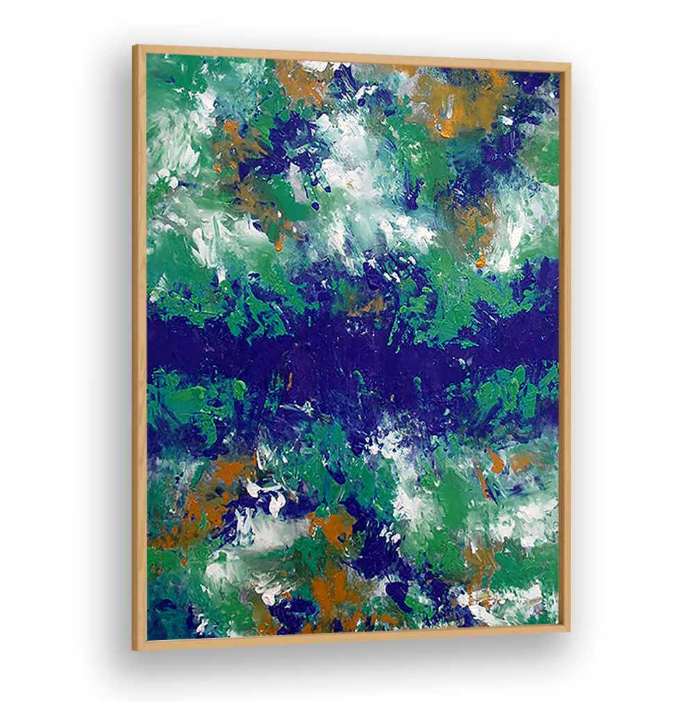 Vibrant BLU BOUQUET, ABSTRACT PAINTINGS add artistic flair to any space, perfect for contemporary home decor.
