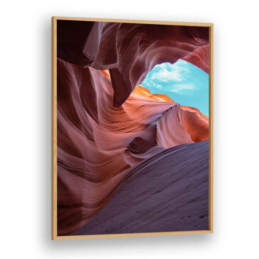 Breathtaking Antelope Canyon, landscape paintings showcasing vibrant rock formations and stunning natural beauty.