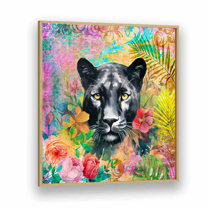 CHEETAH TROPICAL GARDEN III BY ANDREA HAASE , WILDLIFE POSTERS, WILDLIFE PAINTINGS