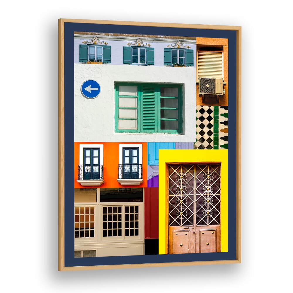 Colorful collage of architecture-themed designs featuring ARCH LEGO, WALL ART PRINTS for creative enthusiasts.