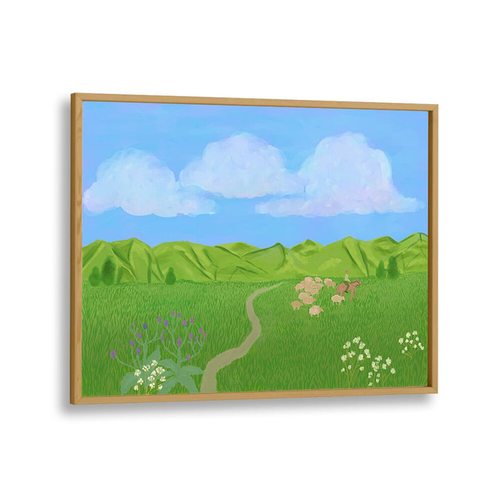 SUMMER JOURNEY , LANDSCAPE ART PRINTS , LANDSCAPE PAINTINGS