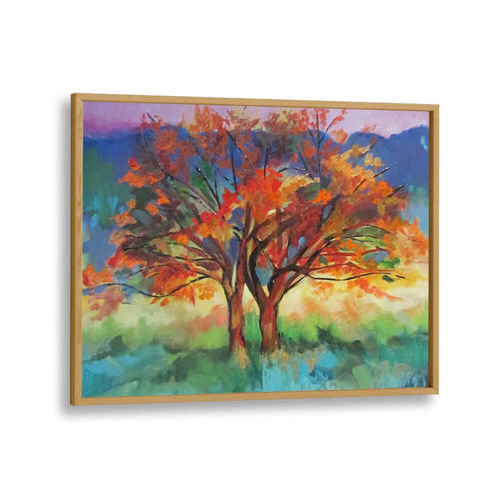 AUTUMN ARRIVAL , LANDSCAPE PAINTINGS