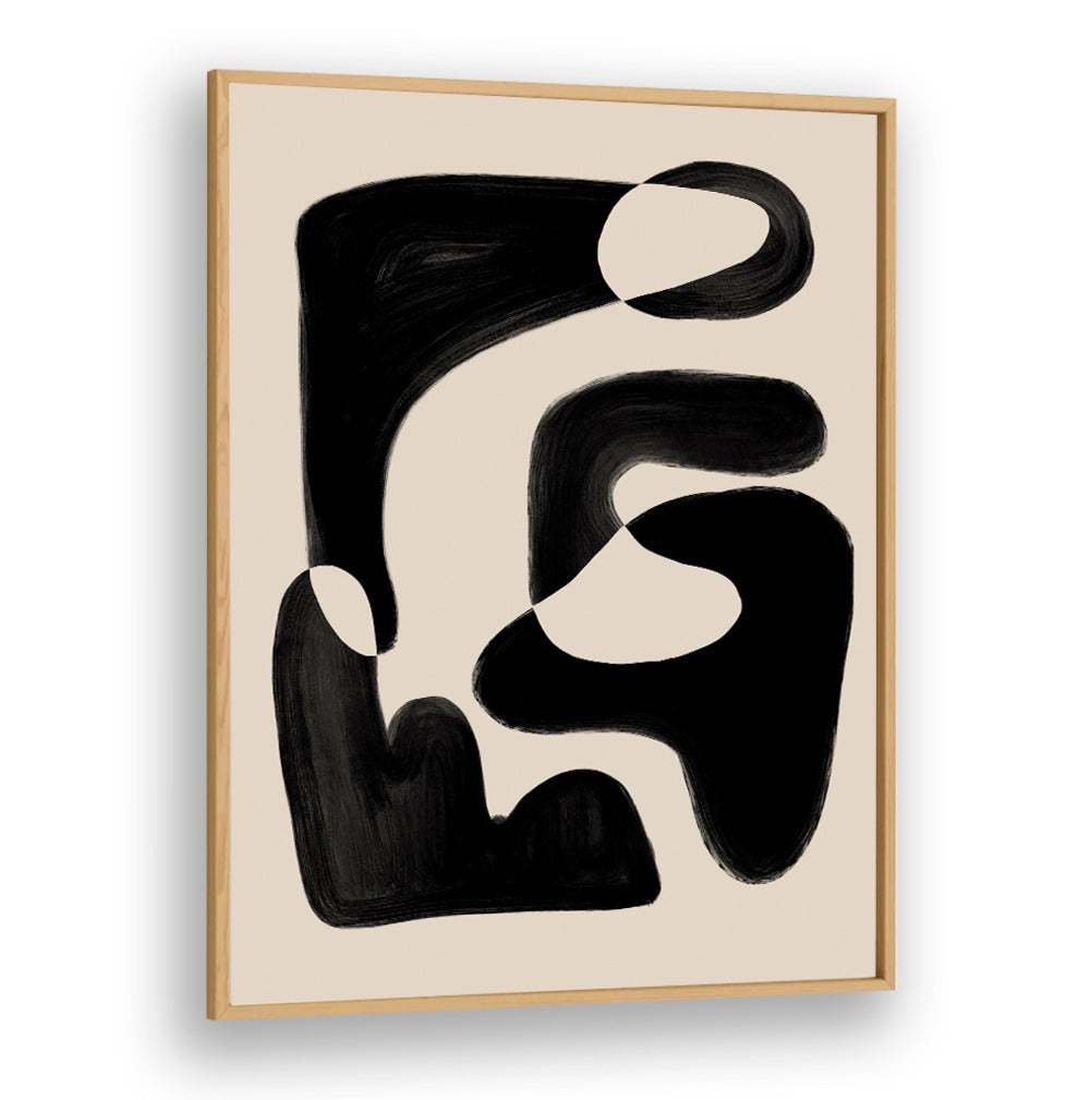 Stunning ABSTRACT BEIGE BLACK , ABSTRACT PAINTINGS featuring modern beige and black hues, perfect for contemporary decor.