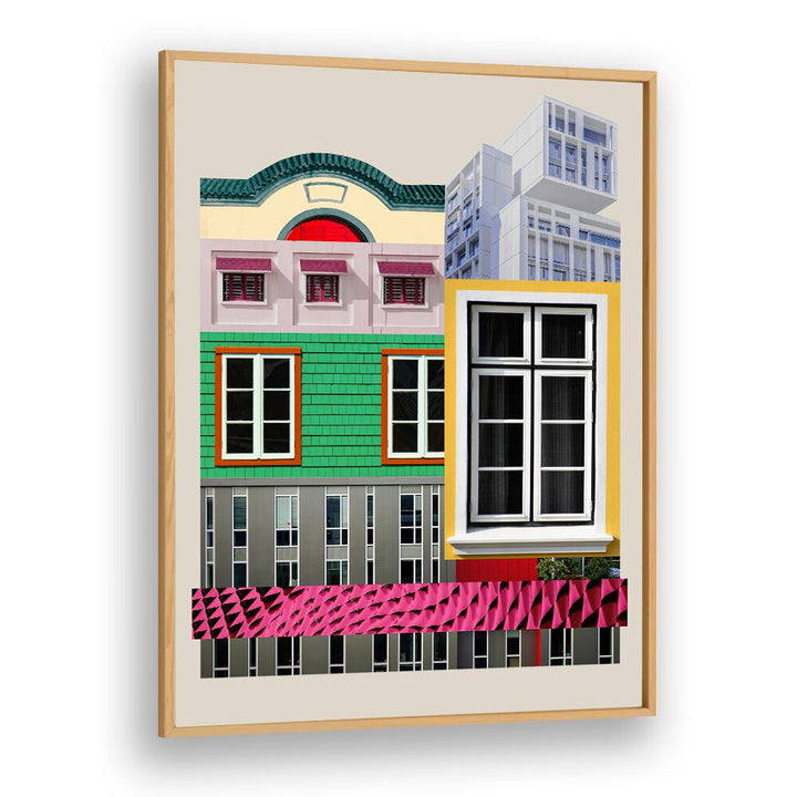 Colorful ARCH LEGO II, WALL ART PRINTS featuring architectural designs, perfect for creative decor enthusiasts.