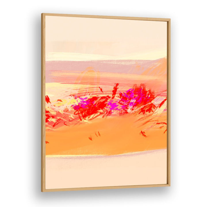 Vibrant colors and dynamic shapes in TORRID DAY III, ABSTRACT PAINTINGS, perfect for modern decor.