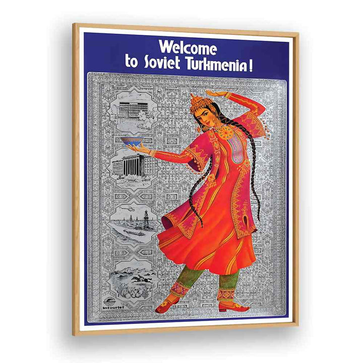 TURKMENIA , VINTAGE TRAVEL POSTERS