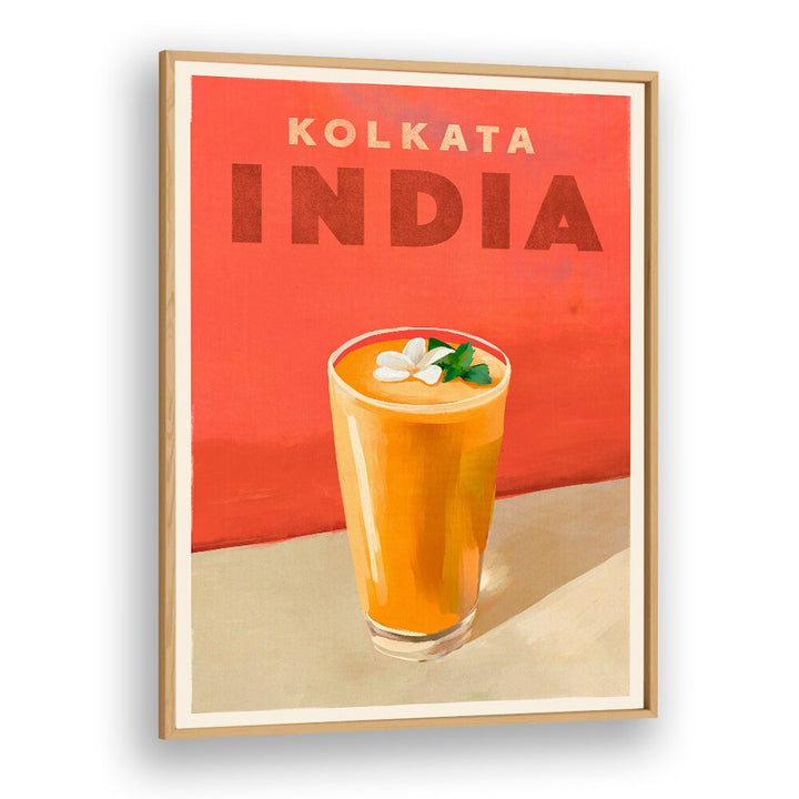 TRAVEL POSTER COCKTAIL KOLKATA INDIA BY THE WHISKEY GINGER ,BAR POSTERS , BAR ART PRINTS