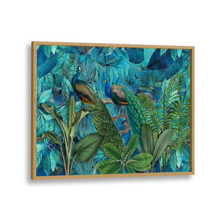 JUNGLE BIRDS GARDEN I BY ANDREA HAASE , WILDLIFE POSTERS, WILDLIFE PAINTINGS