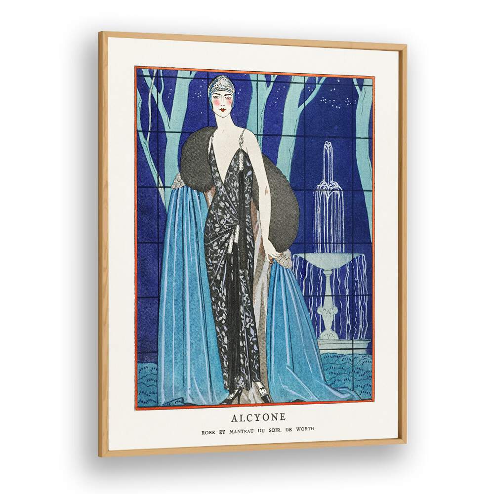 ALCYONE ROBE ET MANTEAU DU SOIR, DE WORTH (1923) , VINTAGE PAINTINGS