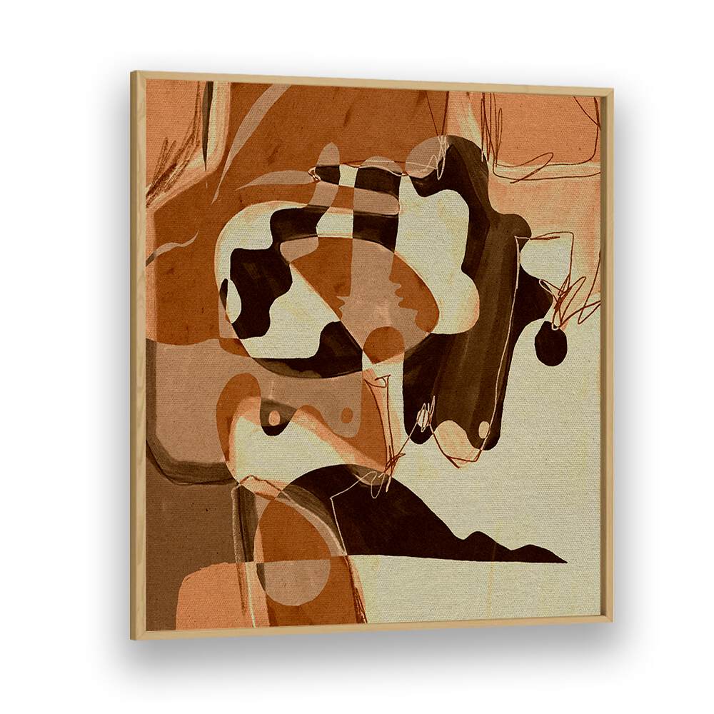 Abstract artwork from BECOMING III, ABSTRACT PAINTINGS, showcasing rich colors and creative forms for art lovers.