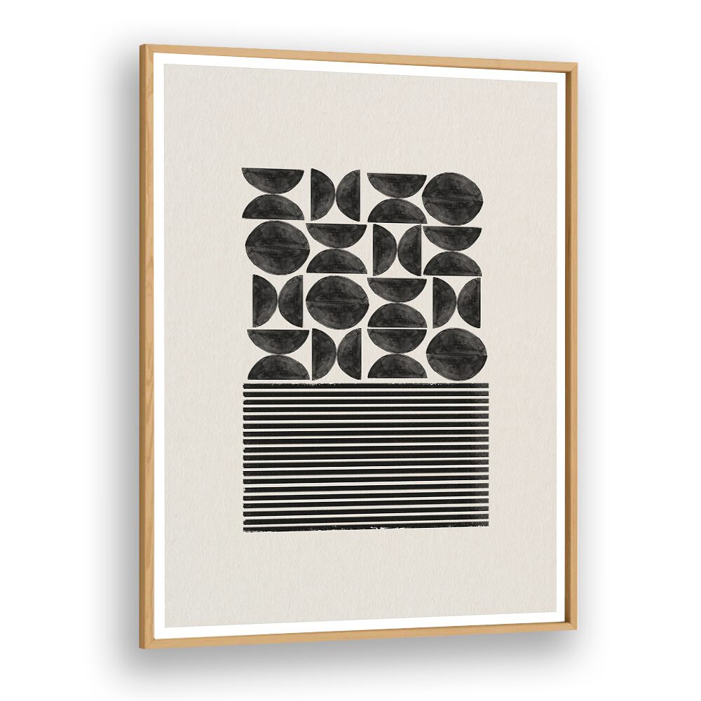 BLACK GEOMETRIC PATTERNS I BY THE MIUUS STUDIO , ABSTRACT PAINTINGS, ABSTRACT ART PRINTS