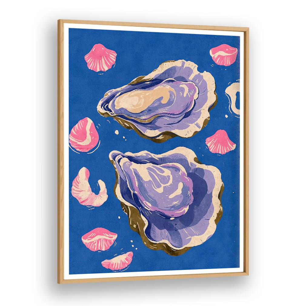 Vibrant OYSTERS, BEACH PAINTINGS showcasing coastal beauty, perfect for enhancing your home’s serene atmosphere.