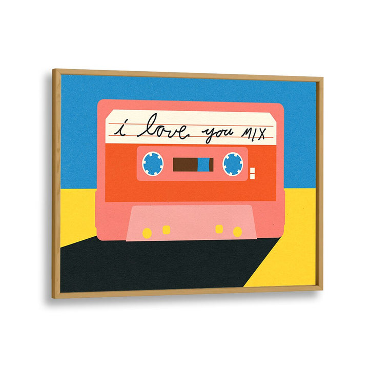 Colorful I LOVE YOU MIXTAPE, MOVIE POSTERS featuring a retro cassette design perfect for expressing love and memories.