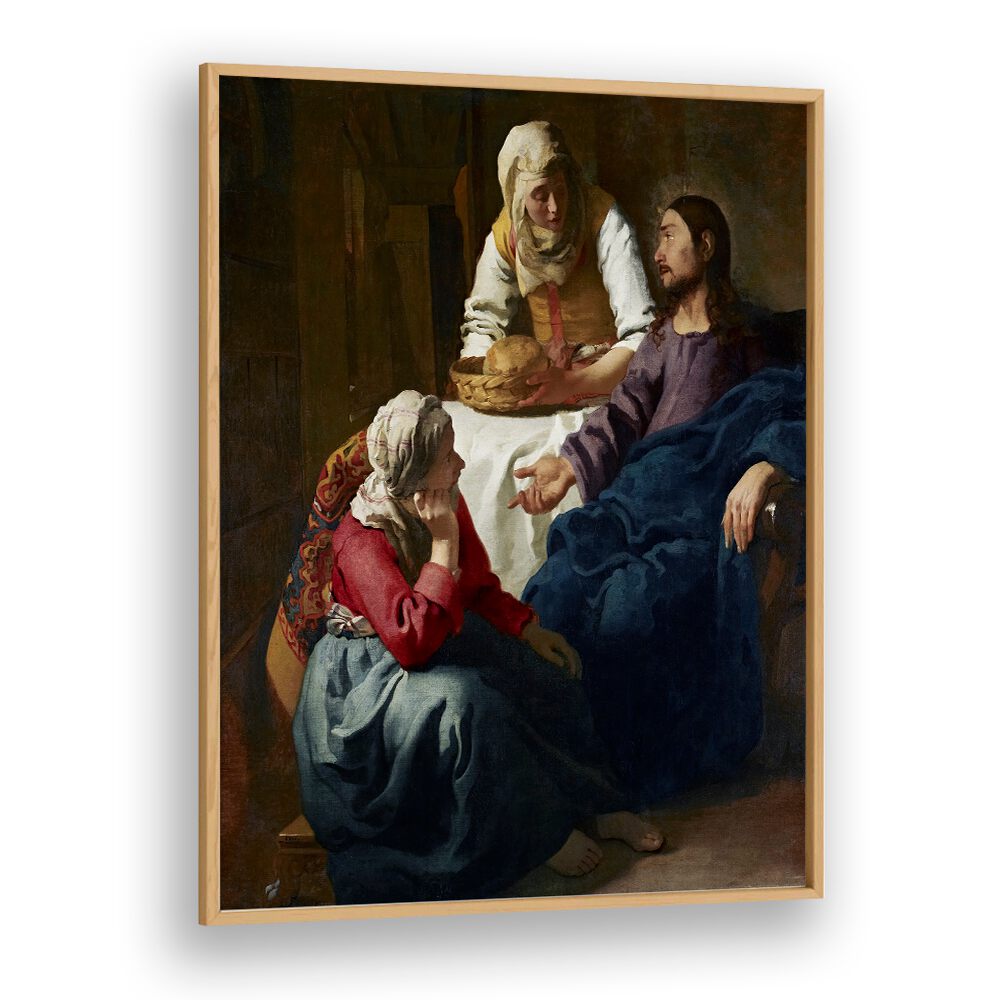 CHRIST IN THE HOUSE OF MARTHA AND MARY (CA. 1654–1656) BY JOHANNES VERMEER, VINTAGE PAINTINGS