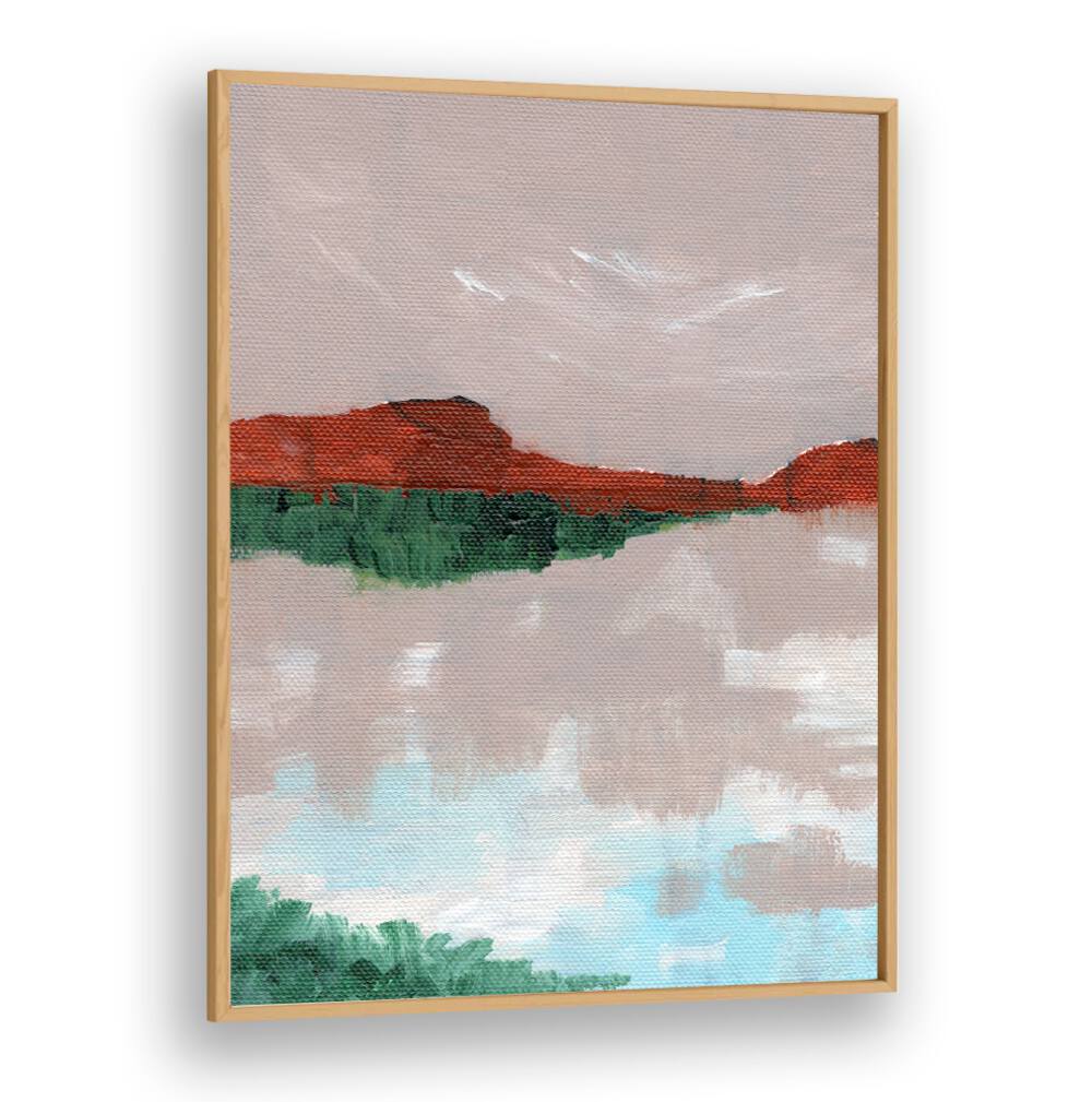 LANDSCAPE WITH A LAKE , LANDSCAPE PAINTINGS