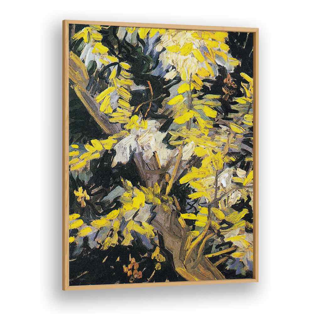 VINCENT VAN GOGH'S BLOSSOMING ACACIA BRANCHES (1890) ,  VINTAGE PAINTINGS