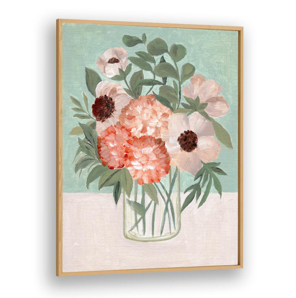 GARDEN BEAUTIES , FLORAL FLOWER PAINTINGS