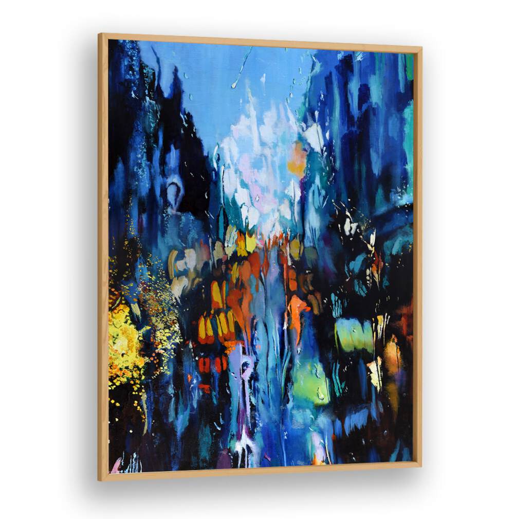 RAINY DAY NEW YORK , ABSTRACT PAINTINGS