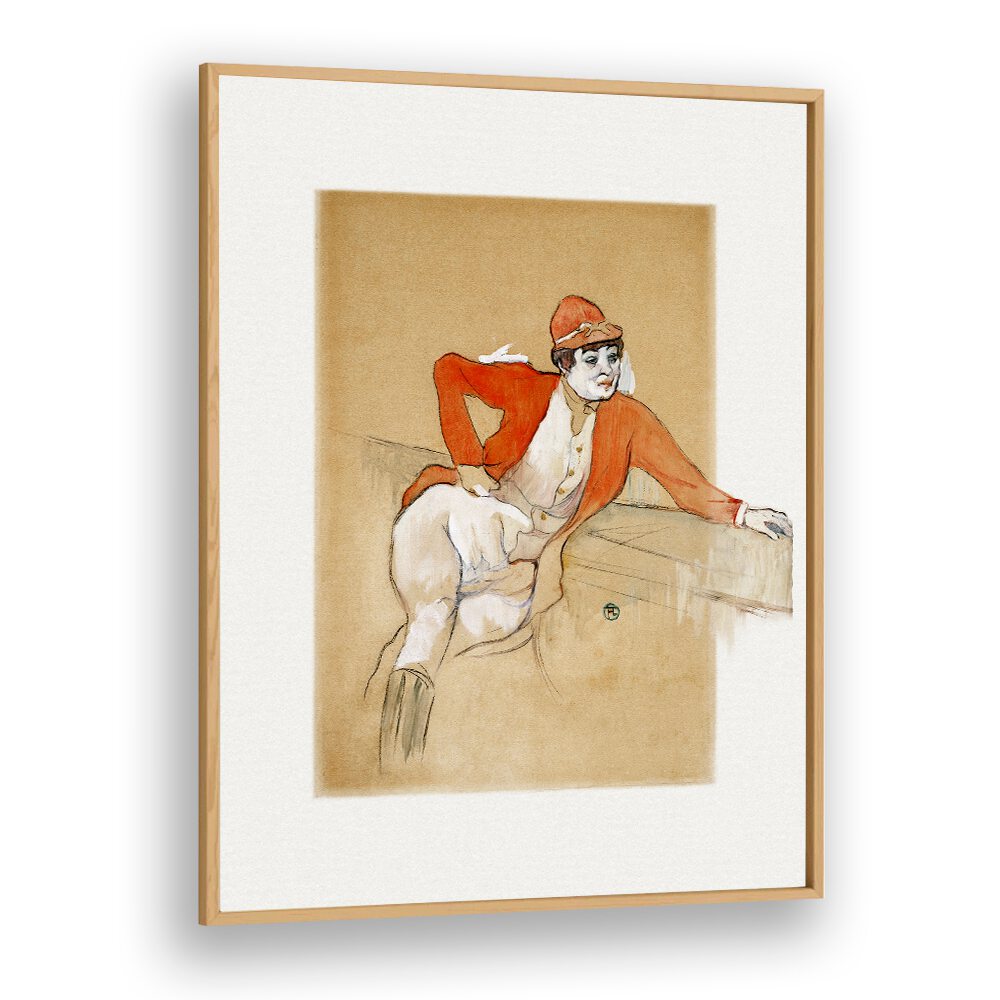 LA MACARONA IN THE COSTUME OF A JOCKEY (1893)  , VINTAGE PAINTINGS