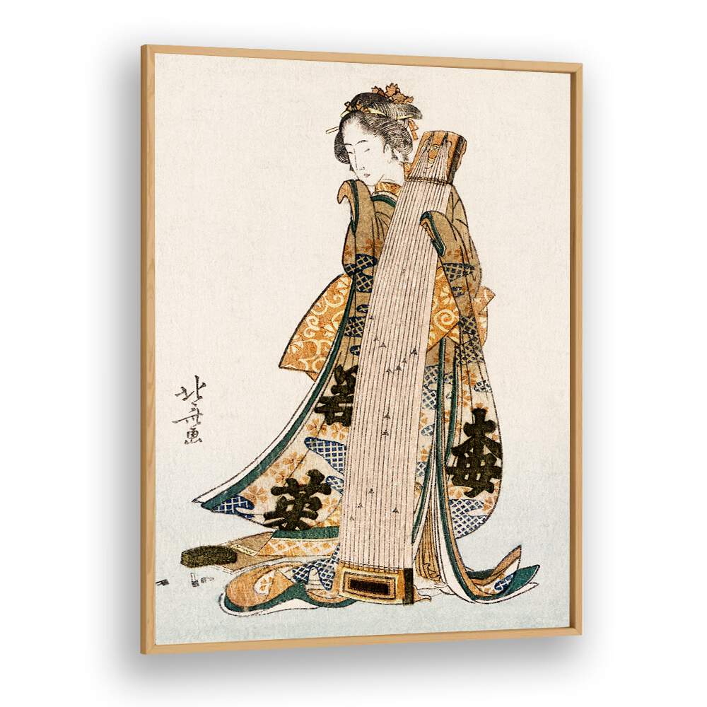 JAPANESE WOMAN (1760-1849) BY KATSUSHIKA HOKUSAI, JAPANESE PAINTINGS