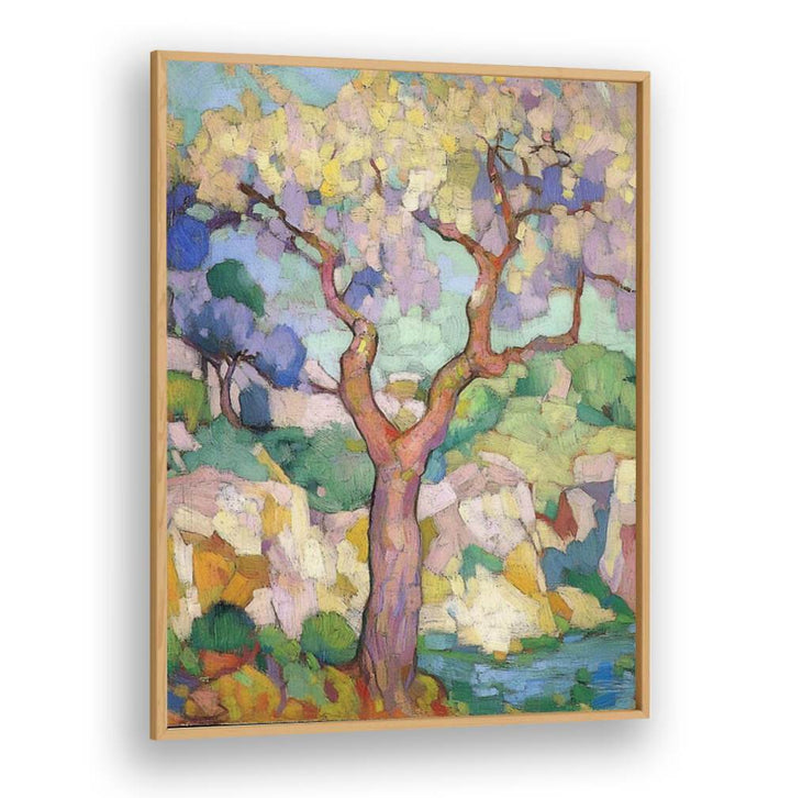Elegant TREE ABSTRACT artwork showcasing vibrant colors and unique tree design, perfect for modern home decor.