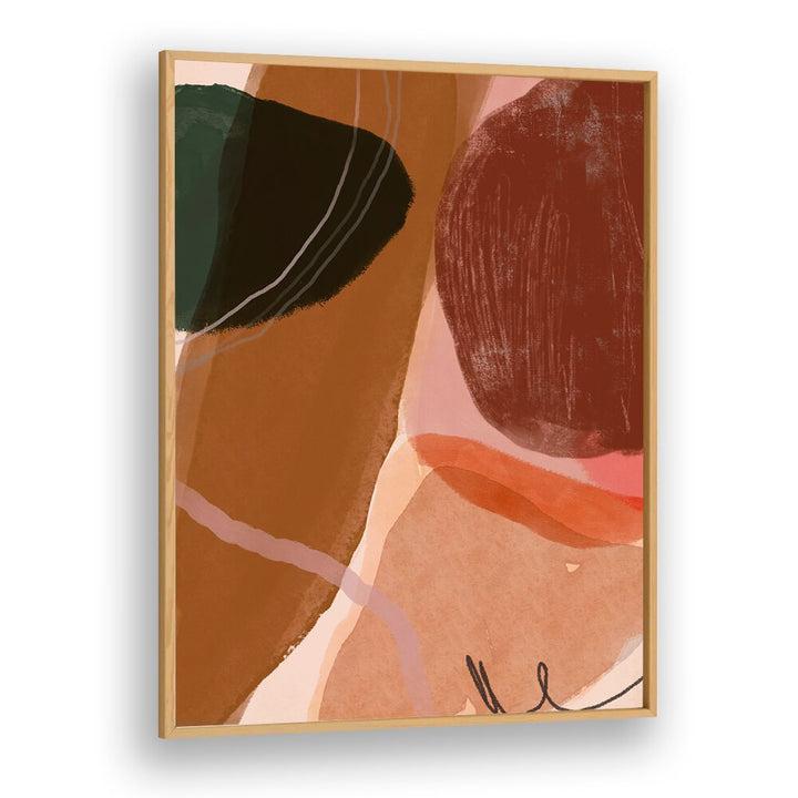 Stylish CHATTER, ABSTRACT PAINTINGS featuring bold colors and fluid shapes, perfect for modern decor.