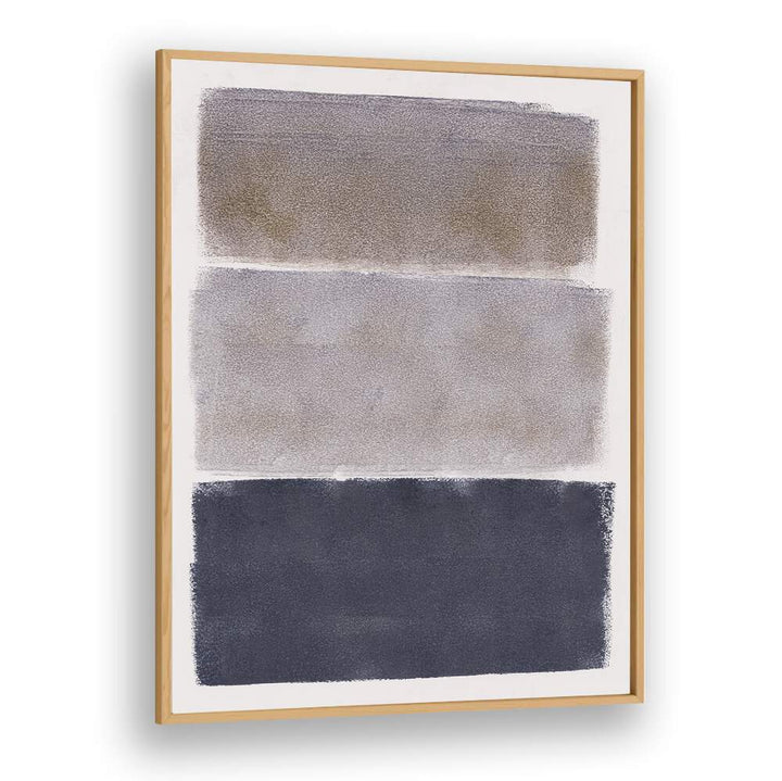 Stylish COLORFIELDS BLUE BROWN GREY, ABSTRACT PAINTINGS showcase a harmonious blend of color for elegant wall decor.