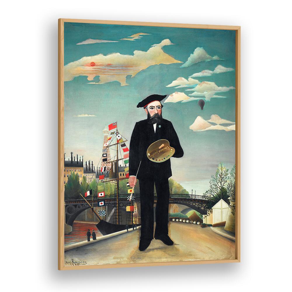 MYSELF  PORTRAIT LANDSCAPE (1890) , VINTAGE PAINTINGS
