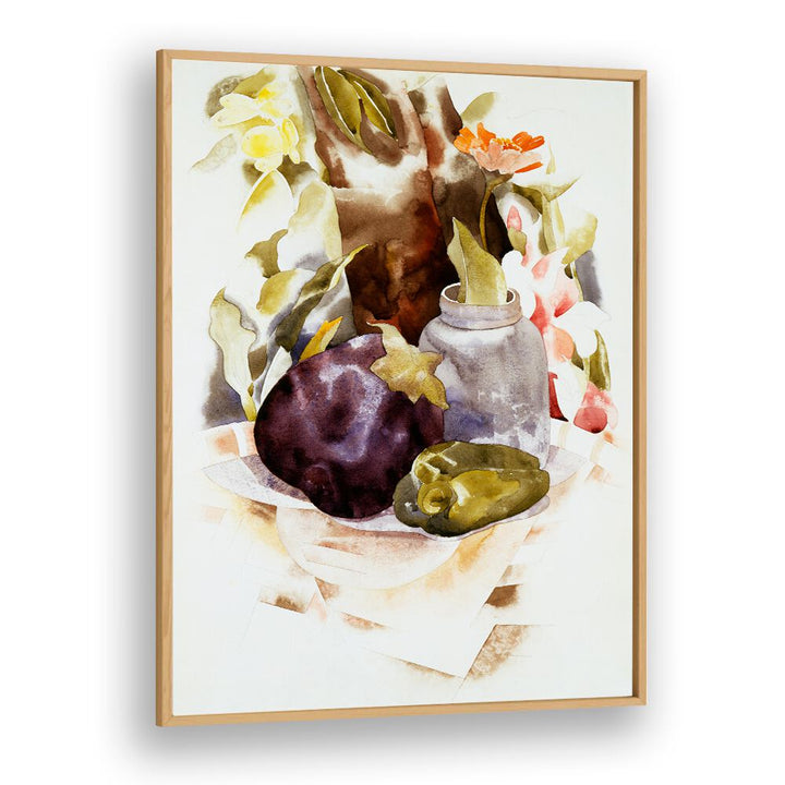 CHARLES DEMUTH'S EGGPLANT AND GREEN PEPPER (1925) , VINTAGE PAINTINGS