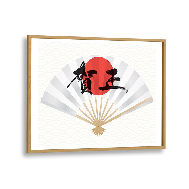 Stylish fan artwork featuring THE WINDMAKER, JAPANESE PAINTINGS, perfect for enhancing your outdoor space.