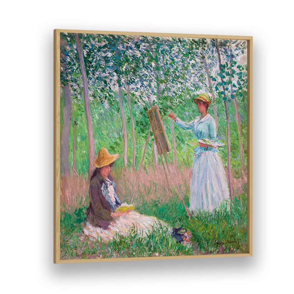 IN THE WOODS AT GIVERNY , VINTAGE PAINTINGS