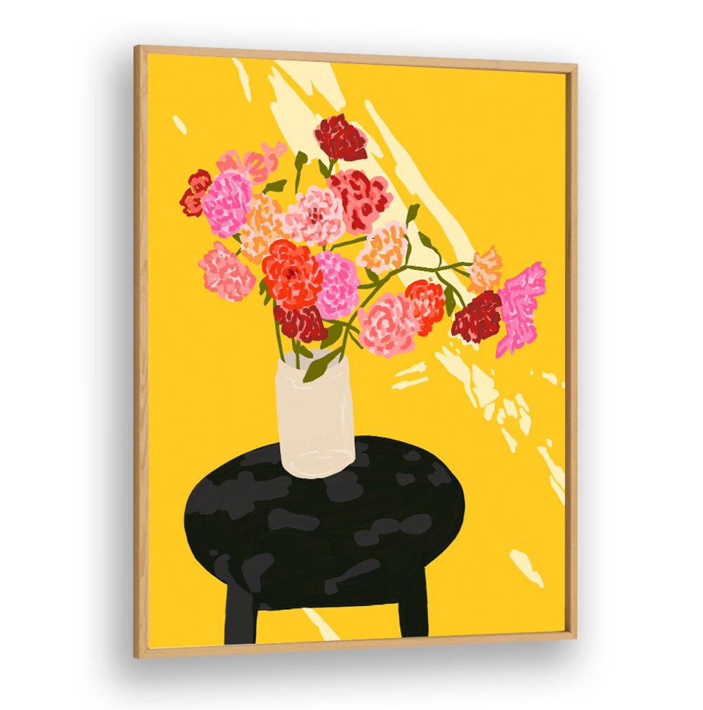 Bright and vibrant WINDOW GLOW, FLORAL FLOWER PAINTINGS brighten any space with stunning floral designs and colors.