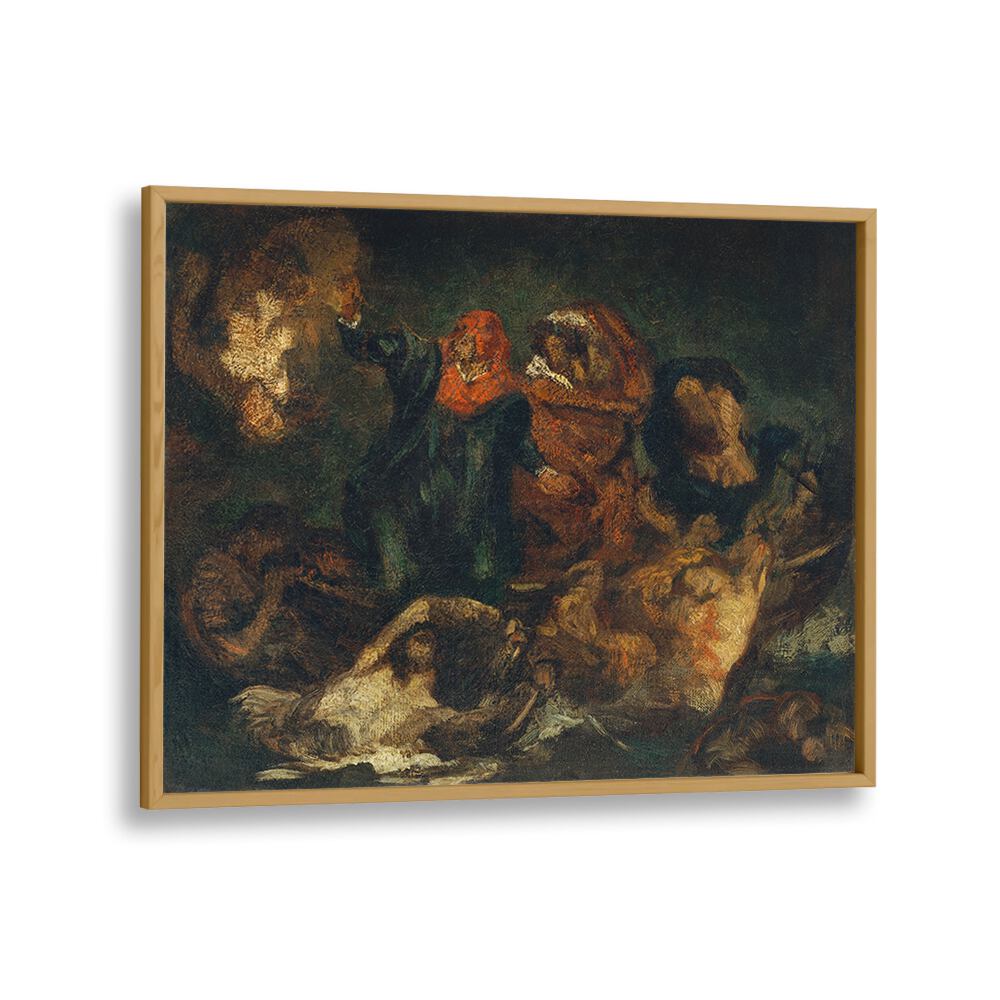 COPY AFTER DELACROIX'S "BARK OF DANTE" (1859) BY EDOUARD MANET , VINTAGE PAINTINGS