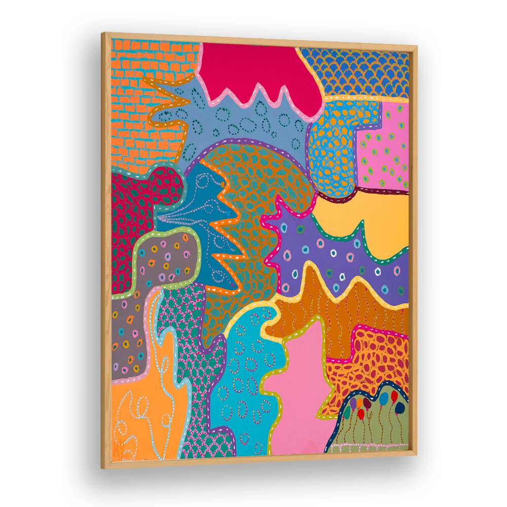COLOUR WARMS THE SOUL , PATTERN ART PRINTS