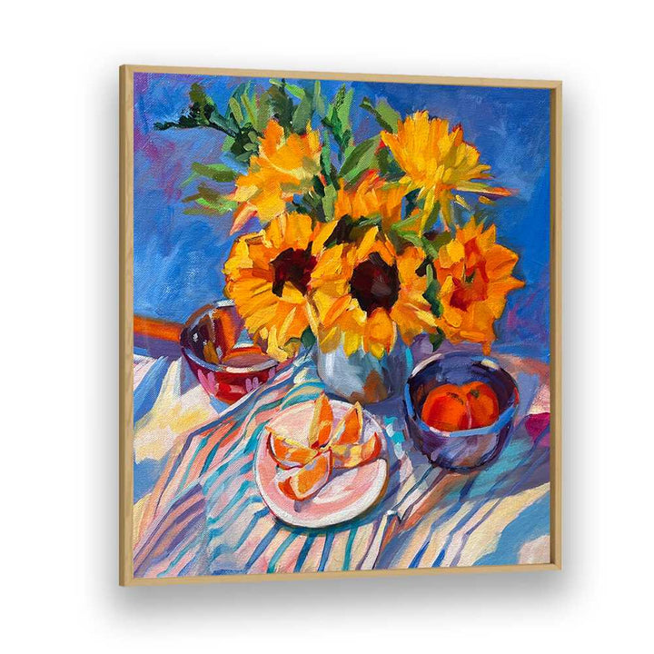 MORNING , FLORAL FLOWER PAINTINGS