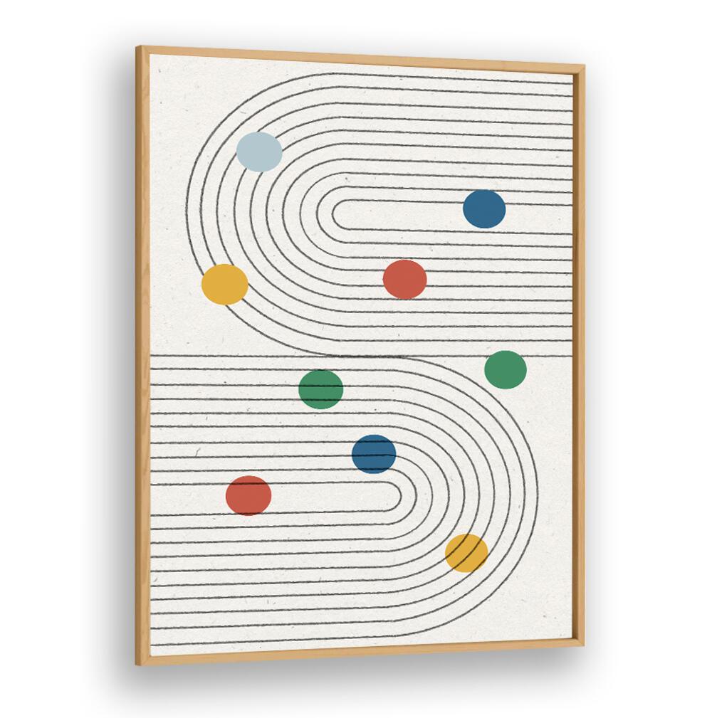 RETRO DOTS BALANCE , ABSTRACT PAINTINGS
