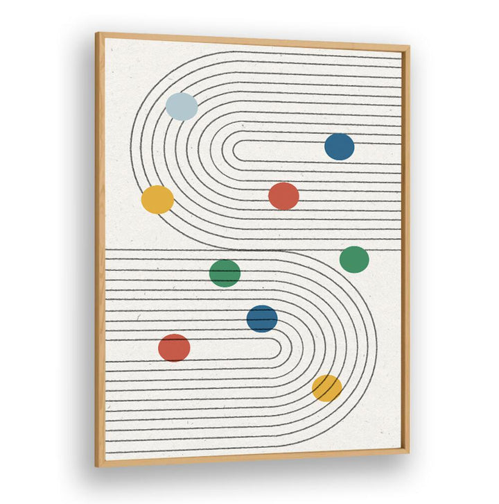 RETRO DOTS BALANCE , ABSTRACT PAINTINGS