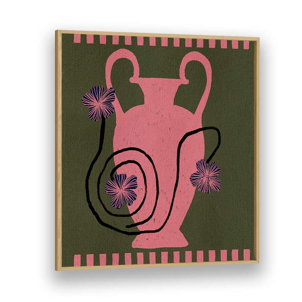Colorful artwork featuring the OUT OF VASE BLOOMS I, KITCHEN POSTERS, perfect for unique home decor.