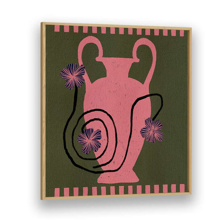 Colorful artwork featuring the OUT OF VASE BLOOMS I, KITCHEN POSTERS, perfect for unique home decor.
