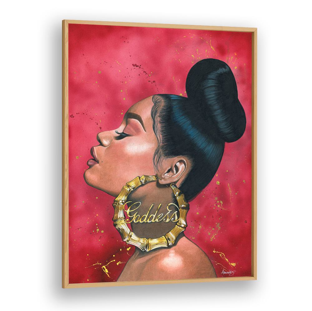 GODDESS, AFRICAN ART PAINTINGS showcase elegance and empowerment in vibrant colors and stunning detail.